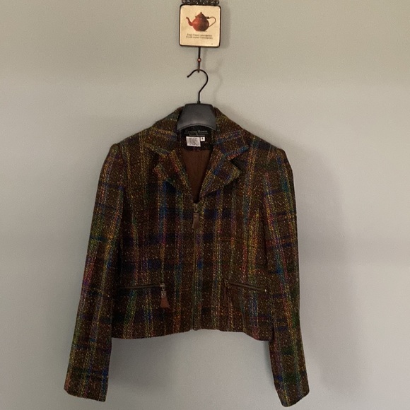 Cynthia Howie for Maggy Boutique Tweed Blazer and Skirt Suit Set - Picture 5 of 7